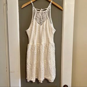 White lace dress